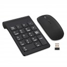 Wireless Numeric Keypad, Mini 2.4G 18 Keys Number Pad, Portable Silent Financial Accounting Numeri