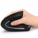 Ergonomic Mouse, Vertical Wireless Mouse - Rechargeable 2.4Ghz Optical Vertical Mice : 3 Adjustabl