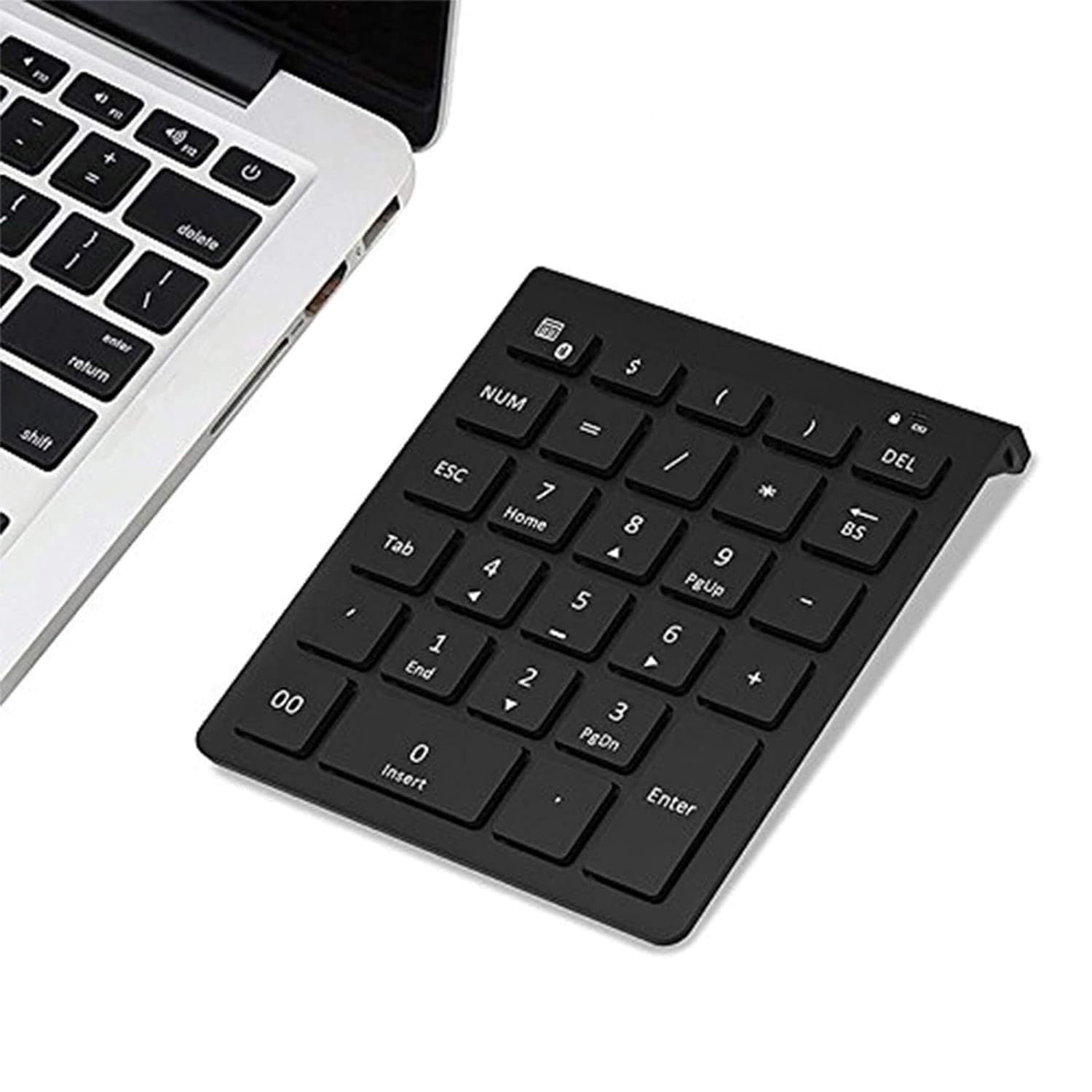 Bluetooth Number Pad, Portable Wireless Bluetooth 28-Key Numeric Keypad Keyboard Extensions For Fi