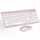 Wireless Keyboard And Mouse Ultra Slim Combo, 2.4G Silent Compact Usb 2400Dpi Mouse And Scissor Sw