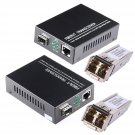 A Pair Of 1.25G/S Bidi Gigabit Multi-Mode Fiber Ethernet Media Converter With 2Pcs Bidi Sfp Lc Dua