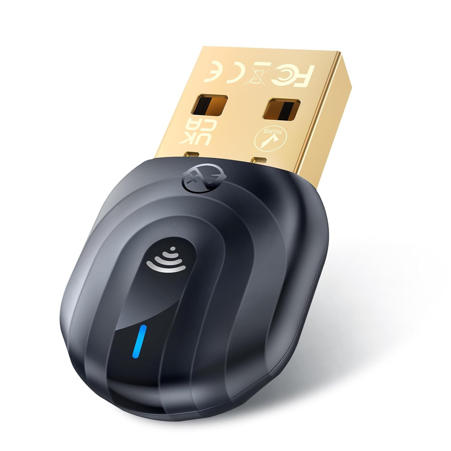 Usb Bluetooth Adapter For Pc (5.1 Pro) With Fpc Antenna, 50M Long Distance Stable Signal Bluetooth