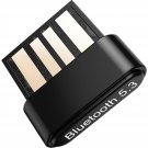 Usb Bluetooth 5.3 Adapter For Pc, Plug & Play Mini Bluetooth Edr Dongle Receiver & Transmitter Sup