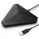 Usb Conference Microphone, Cm001 Desktop Computer Mic, Mute Button With Led Indicator, Omnidirecti