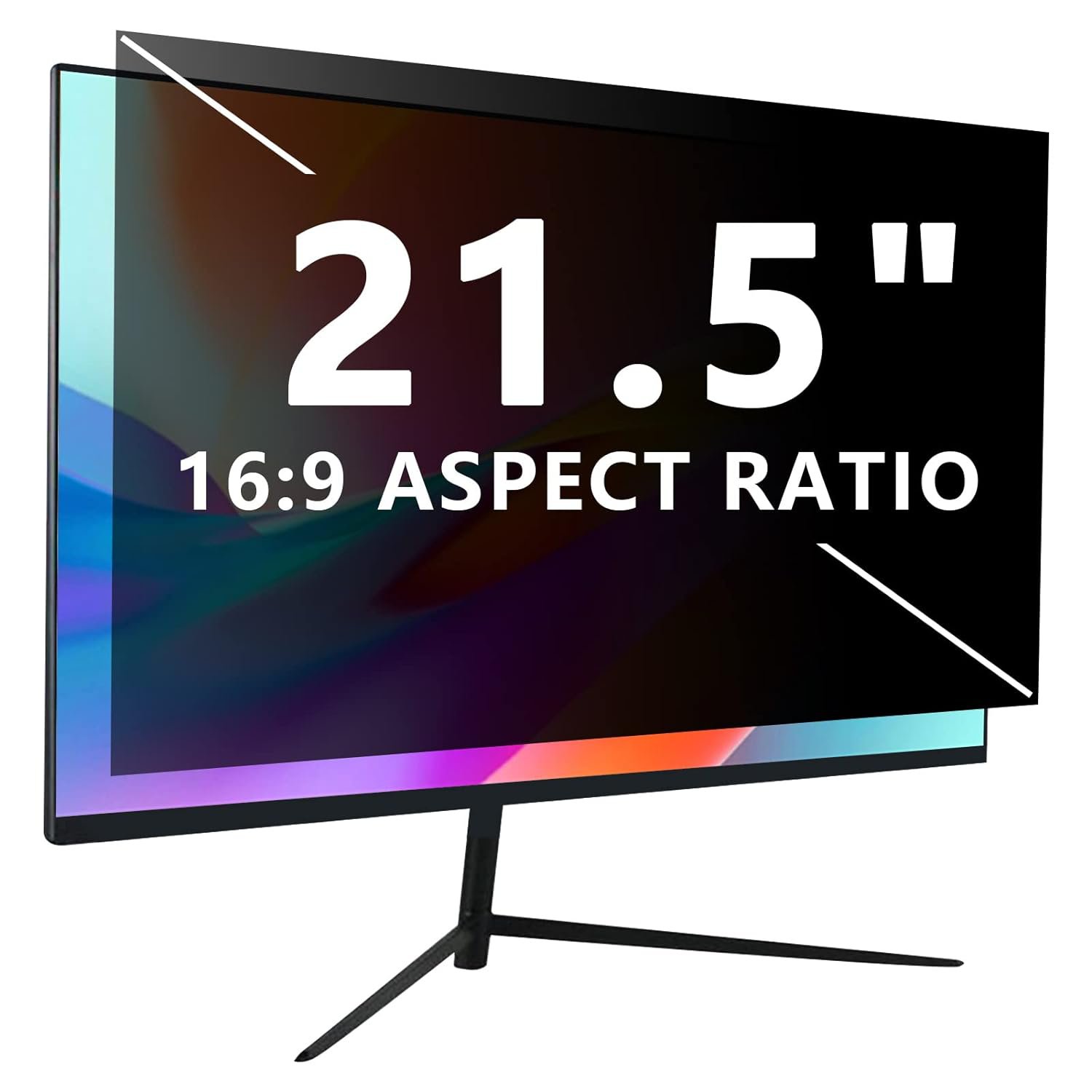 Computer Privacy Screen 21.5 Inch, Removable 16:9 Aspect Ratio Widescreen Laptop Monitor,Eye Prote