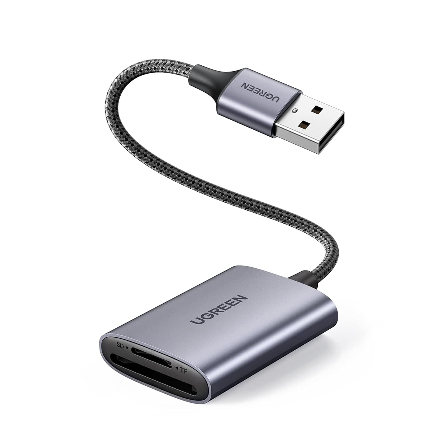 UGREEN USB SD Card Reader USB 3.0 to Micro SD Card Adapter Aluminum Multi 2-in-1 Portable External