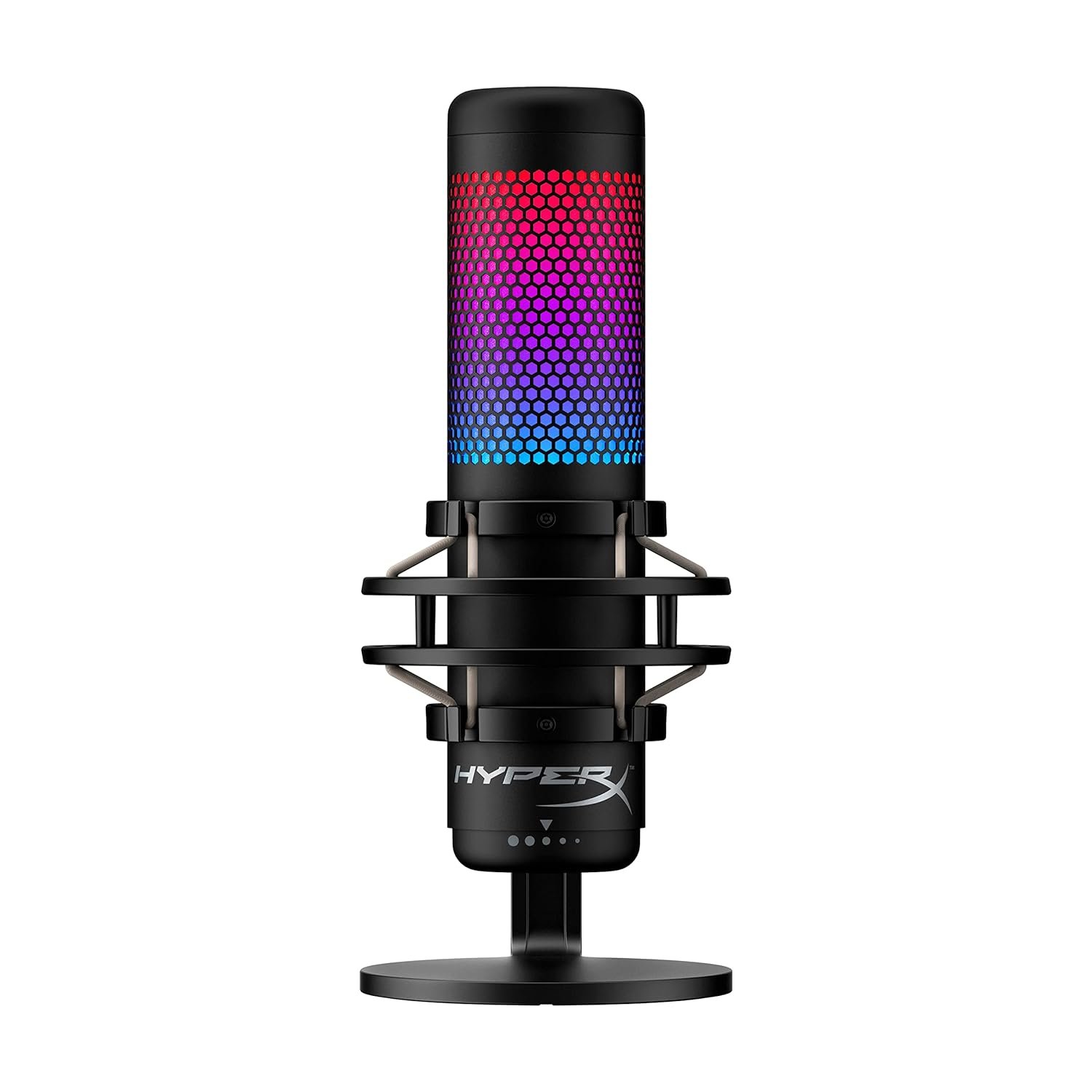 HyperX QuadCast S &acirc;�� RGB USB Condenser Microphone for PC, PS4, PS5 and Mac, Anti-Vibration Shock Mo