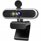 1080P Webcam With Microphone - 96° Ultra Wide Angle Webcam Auto Focus Webcam With Privacy Computer