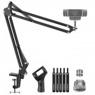Webcam Stand, Suspension Boom Scissor Arm Stand For Logitech Webcam Brio C920 C920S C922 C922X C92
