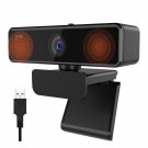 2K Webcam With Microphone, 1080P/60Fps, 1440P/30Fps, Dual Microphone With Privacy Cover, Wide-Angl