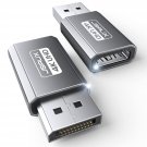 4K Displayport To Hdmi Adapter 2-Pack, Dp Pc To Hdmi Monitor Converter Video Uhd 2K@120Hz,4K@30 Dp