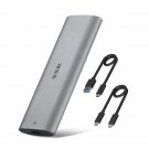 SSK M.2 NVME SATA Tool-Free SSD Enclosure Adapter Reader,RTL9210B Chips USB C 3.1/3.2 Gen 2 10Gbps