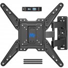 Mounting Dream TV Wall Mount for Most 26-55 Inch TVs, Full Motion TV Mount with Perfect Center Des