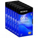 Sony 6T120VR 120-Minute VHS 6-Pack (Discontinued by Manufacturer)