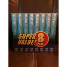 Maxell 214150 T120GX/8PK VHS Cassette Standard Grade T-120, 6 Hour - 8 Pack