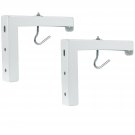 VIVO Wall Hanging 6" Adjustable L-Bracket Mount Plate Hook Kit for Projector Screens (MOUNT-PS01)