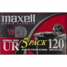 Maxell UR 90 Normal Bias Blank Audio Recording Cassette Tape, Low Noise, 90 Minute Recording Time,