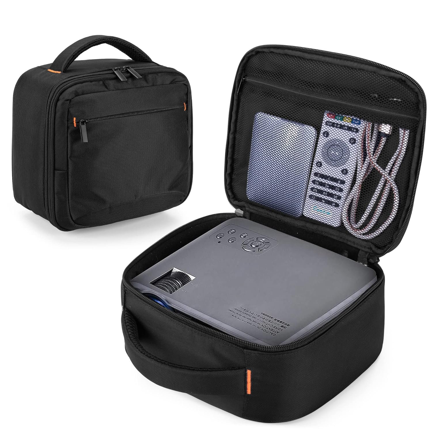 Projector Case, Mini Projector Carrying Bag Compatible For Dr.J Professional And Qkk Mini Projecto
