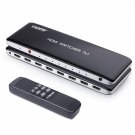 7 Port Hdmi Switch Version2.0 4K@60Hz Hdmi Switcher Support Hdr & Hdcp 2.2,Full Hd/3D With Ir Wire