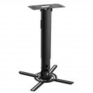 Black Projector Ceiling Mount Bracket Fits Flat Or Sloped Ceiling Height Adjustable With Extendabl