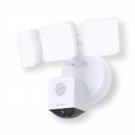 Cam Floodlight Pro With 3000 Lumen Leds, Wired 2K Hd Ip65 Outdoor Smart Security Camera, Color Nig