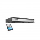 1080P Lite 16 Channel Security Dvr Recorder, H.265+ Hybrid 4-In-1(Analog/Ahd/Tvi/Cvi) Cctv Dvr For