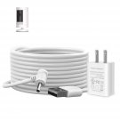 16Ft Camera Charge Cable For Stick Up Cam Battery/Plug-In 3Rd Gen/2Nd Gen & Pan Tilt Mount Power C