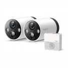 TP-Link Tapo 2K QHD Outdoor Wireless Security Camera System, Up to 180 Day Battery, Color Night Vi
