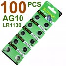Wholesale 100 Pcs Ag10 Lr1130 389 Alkaline 1.5V Button Cell Battery Us Seller