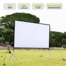 120" Projector Screen 16:9 Projection Hd Foldable Home Theater Wall 3D 4K Movies