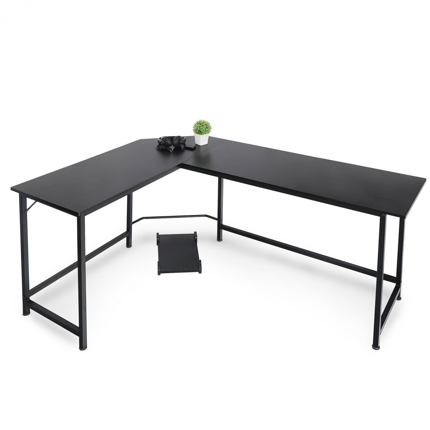 LShaped Desk Corner Computer Gaming Work Table Workstation Office