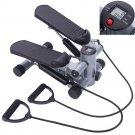 Exercise Mini Stepper Machine Workout Step Trainer Climber With Resistance Bands