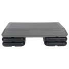 Exercise Home Gym Workout Aerobic Step Versatile Stepper With 3 Level Risers 28"