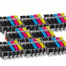 40P Printer Combo Ink For Pgi-250 Cli-251 Canon Pixma Mg6620 Mx922 Ix6820 Ip7220