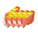 5 Pk Yellow Ink Tank + Smart Chip For Canon Cli-226 Mg6220 Mg8120 Mx712