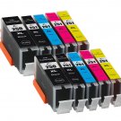 10P Printer Ink Tanks For Pgi-250 Cli-251 Canon Pixma Mg6620 Mx922 Ix6820 Ip7220