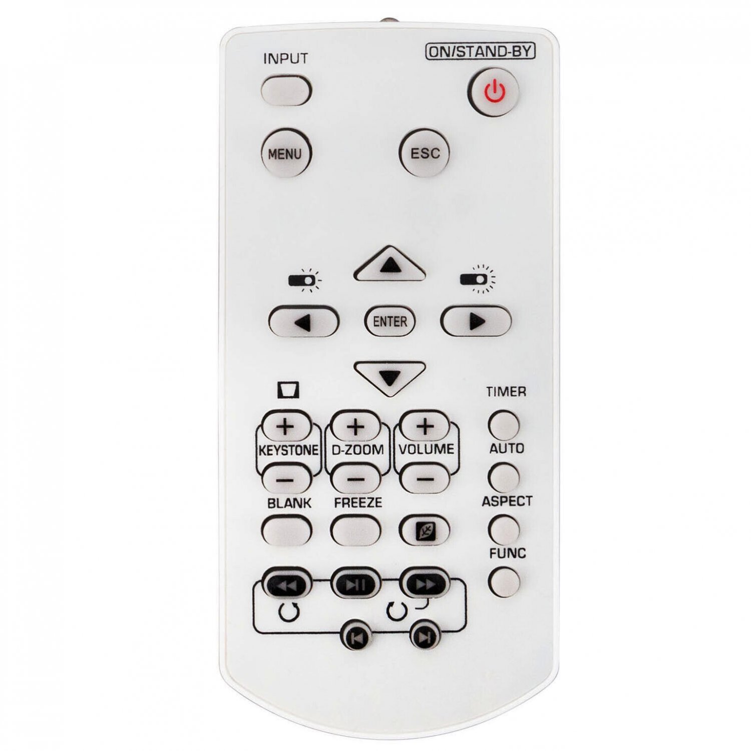 New Yt-141 Replace Remote For Casio Projector Xj-V100W Xj-V10X Xj-V110 Xj-F10X