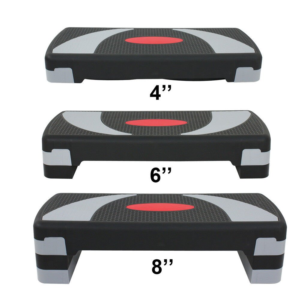 Indoor Training Exercise Aerobic Stepper Workout Step Storage 30 Inches