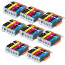 40Pk Xl Ink Cartridge + Smartchip For Canon Pgi-250 Cli-251 Mg6620 Mg6622 Mx922