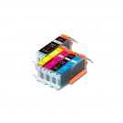 5 Pk Printer Ink Cartridges For Canon Pgi-250 Cli-251 Pixma Mg5522 Mg5520 Mg5620