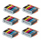 36 New Ink Cartridges With Chip For Canon Pgi-250 Cli-251 Mg6320 Mg7120 Mg7520