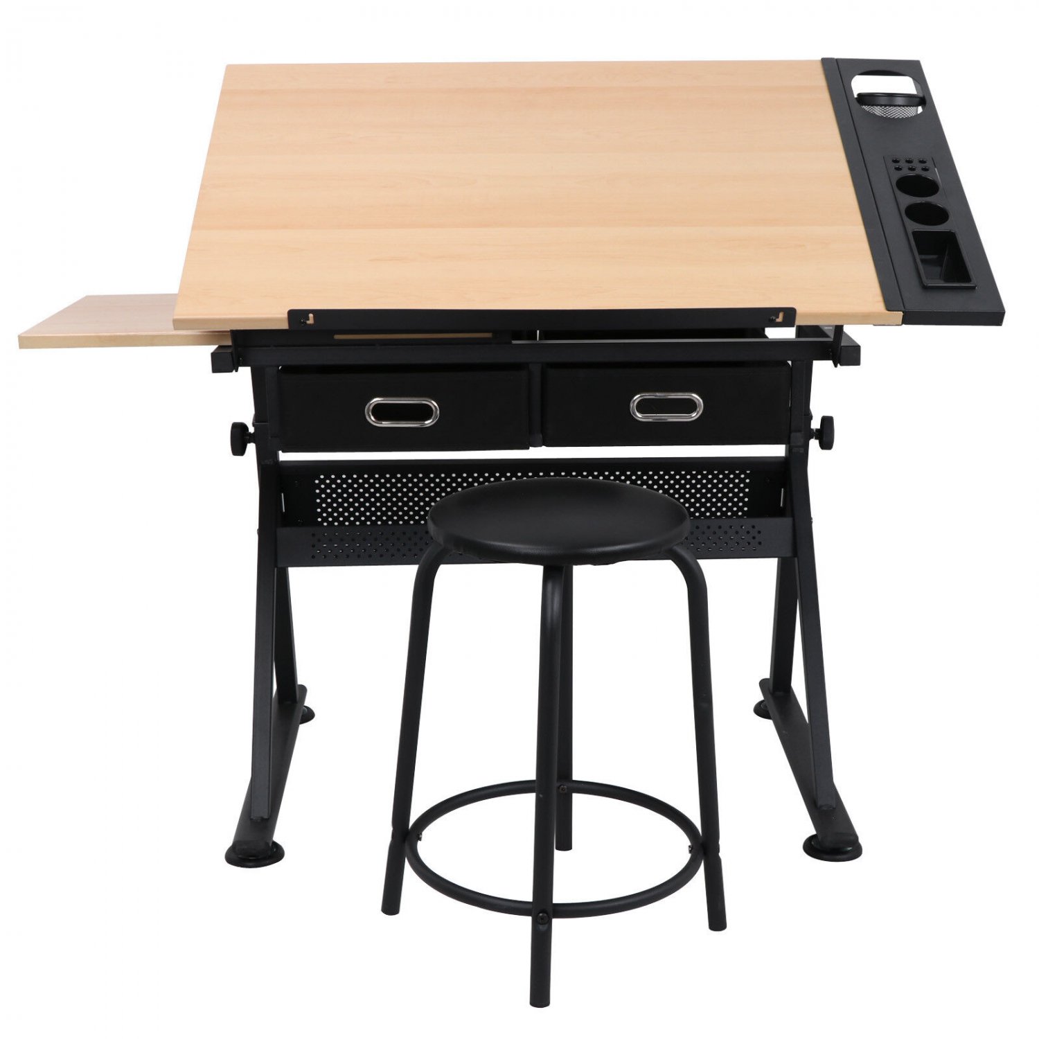 Drawing Table Adjustable With Stool Arts Crafts Drafting Desk Creative Center