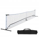 22Ft Portable Tennis Pickleball W/Net &Carry Bag Steel Poles Outdoor Sports