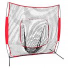 7 X 7Ft Portable Tear Resistant Baseball Practice Batting Training Net W/Bag