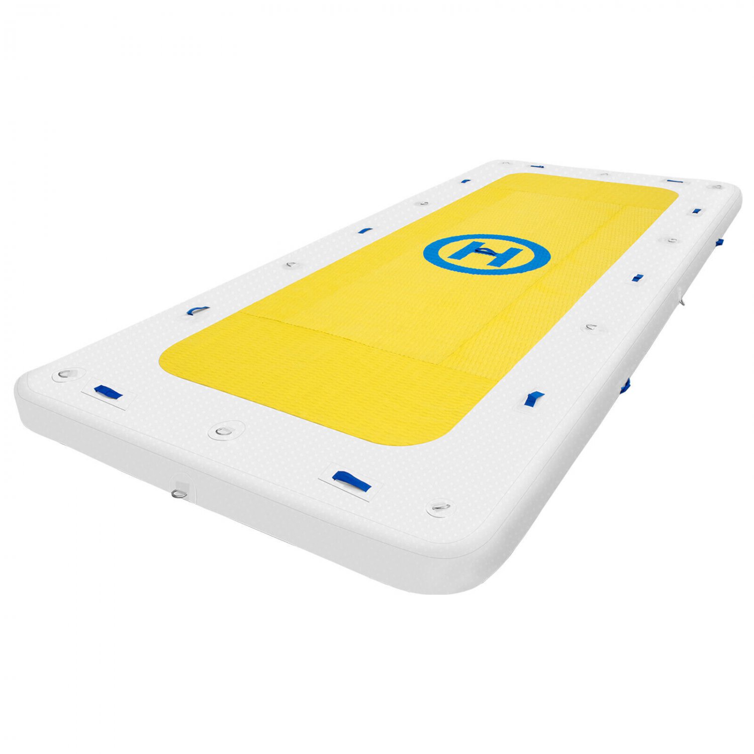 VEVOR Inflatable Dock Platform Inflatable Dock 15'x6'x6" Floating Dock W/ Pump