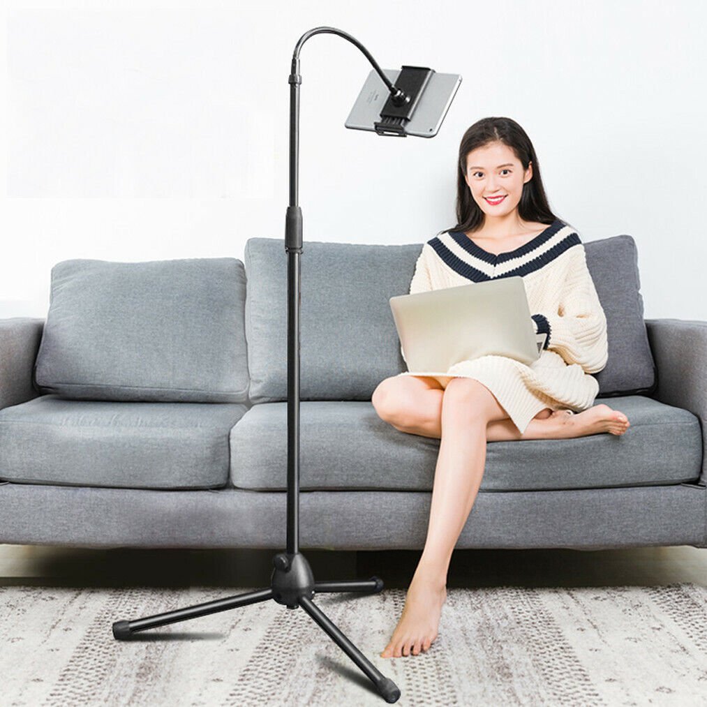Adjustable Floor Tablet Stand Lazy Bed Phone Holder Universal For Iphone X Ipad
