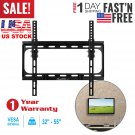 Flat Tv Wall Mount Bracket 10°Tilt Swivel For 32" 37" 39" 40" 42" 47" 50" 55"