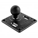 RAM Mount Aluminum 75mm VESA Monitor Plate Holes and 1.5 inch Ball RAM-2461U
