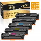 5 Pack 054H XL Toner Cartridge for Canon MF641cw MF642cdw MF644cdw LBP622cdw