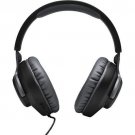 JBL JBLQUANTUM100BLKAM Quantum 100 Wired Over-The-Ear Gaming Headset With Det...